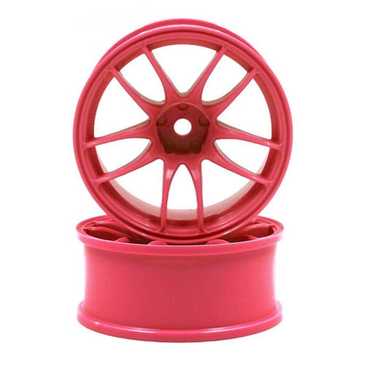 Overdose R-SPEC Kiwami RC Drift Wheels - 7mm Pink 1/10