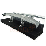 1/10 RC Drift Car Spoiler Deck & Spoiler Mounts, Carbon Style - Yokomo - Tamiya