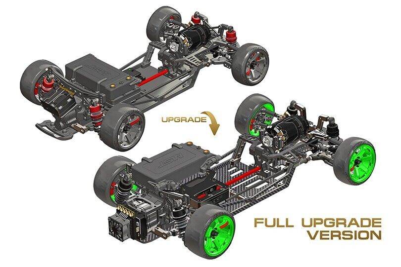 MST FRX RS RC Drift Chassis Kit 532215 - 1/10 Assembly Kit – Drift