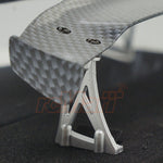 1/10 RC Drift Car Spoiler Deck & Spoiler Mounts, Carbon Style