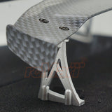 1/10 RC Drift Car Spoiler Deck & Spoiler Mounts, Carbon Style