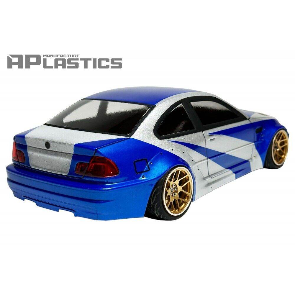 rc drift wide body bmw shell 1/10 aplastics uk