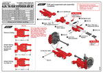 Close-up of MST THA Aluminium Rear Suspension Arm Set #210696 for enhanced durability in RC cars