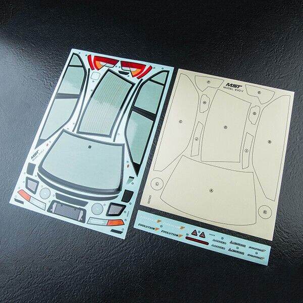 MST Mitsubishi Evo V RC Body Shell – 1/10 Drift Car 192mm (720025)