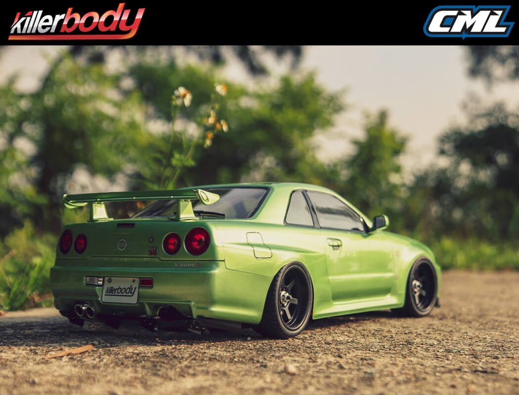 Killerbody Nissan Skyline R34 clear body shell unpainted KB486263