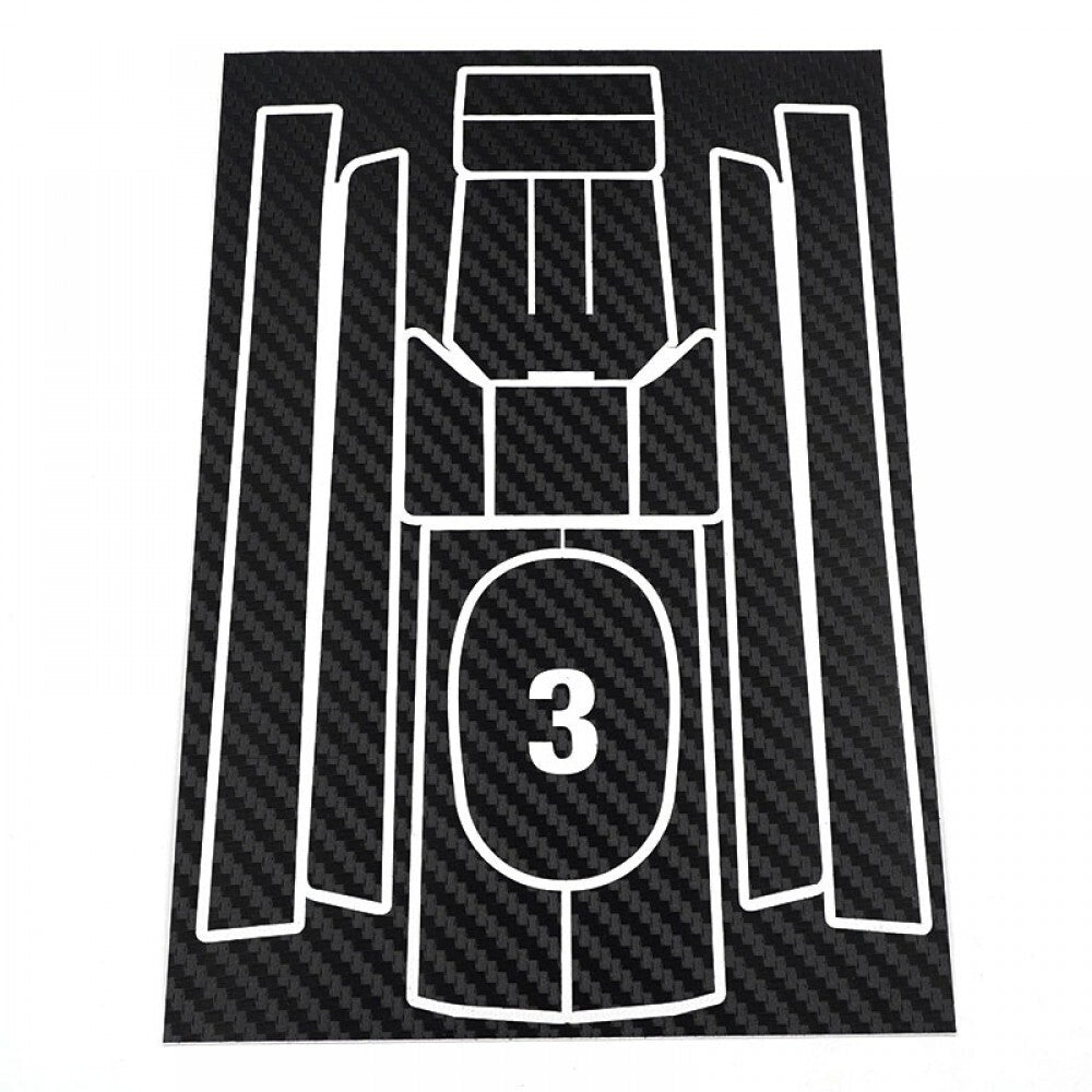 Xtra Speed XS-59090 Futaba 10PX Carbon Radio Sticker Decal Set Transmitter Skin