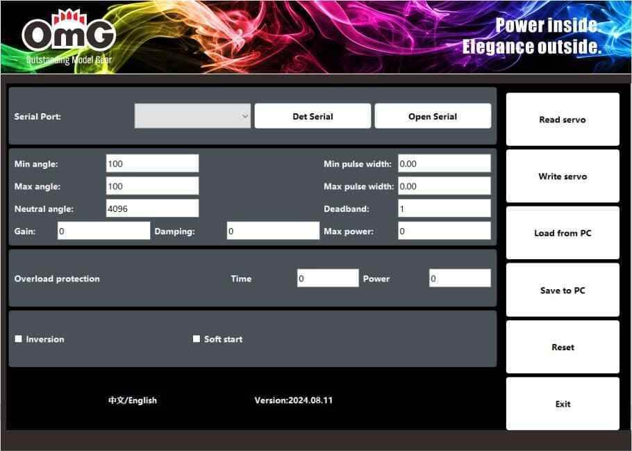 OMG Predator RC Brushless Servo - 17kg Digital Low-Profile 0.06s (25T)