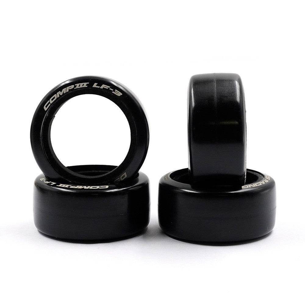 ds racing lf3 rc drift tyres 1/10 set of 4 with foam