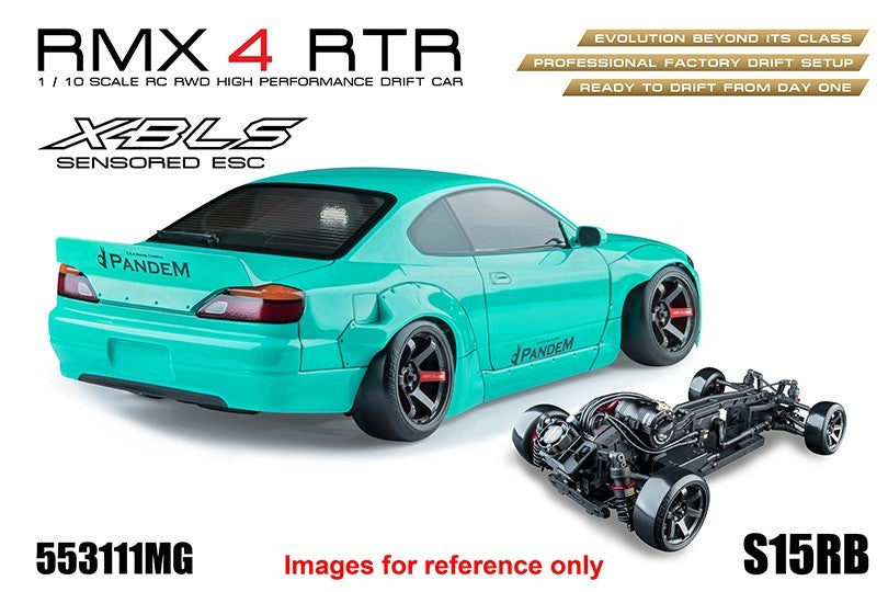 MST RMX 4 RTR brushless drift car Nissan S15 