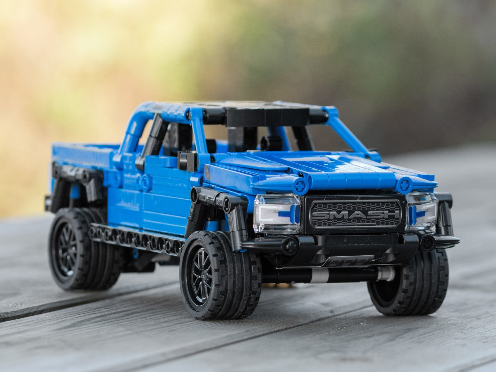 CaDA Pickup Truck Building Kit 1/18 scale pull back model
