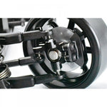 ReveD RDX Front Steering Hub/Knuckle Set, Aluminium, Black - D1-415FA