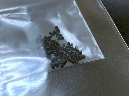 Tetsujin Body Fender Screw Set, 50pcs M1.4x3mm in black, TT-7494, for precision RC assembly