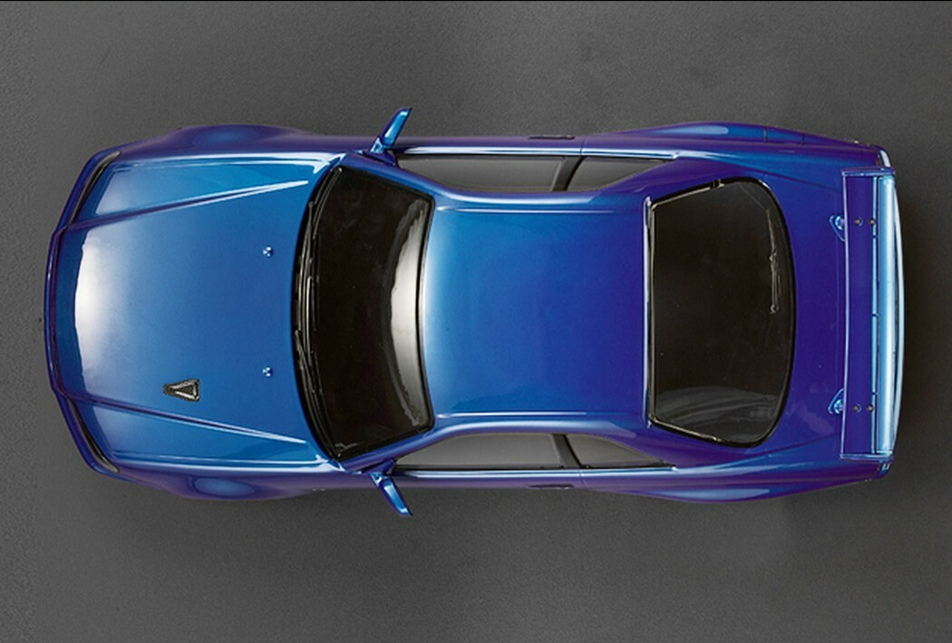 Killerbody Nissan Skyline R34 body shell metallic blue kb48716