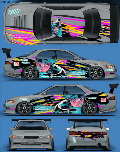 SticklabelRC 1:10 RC Car Body Shell Livery, Decal Sticker Graphics Set - 60+ Designs