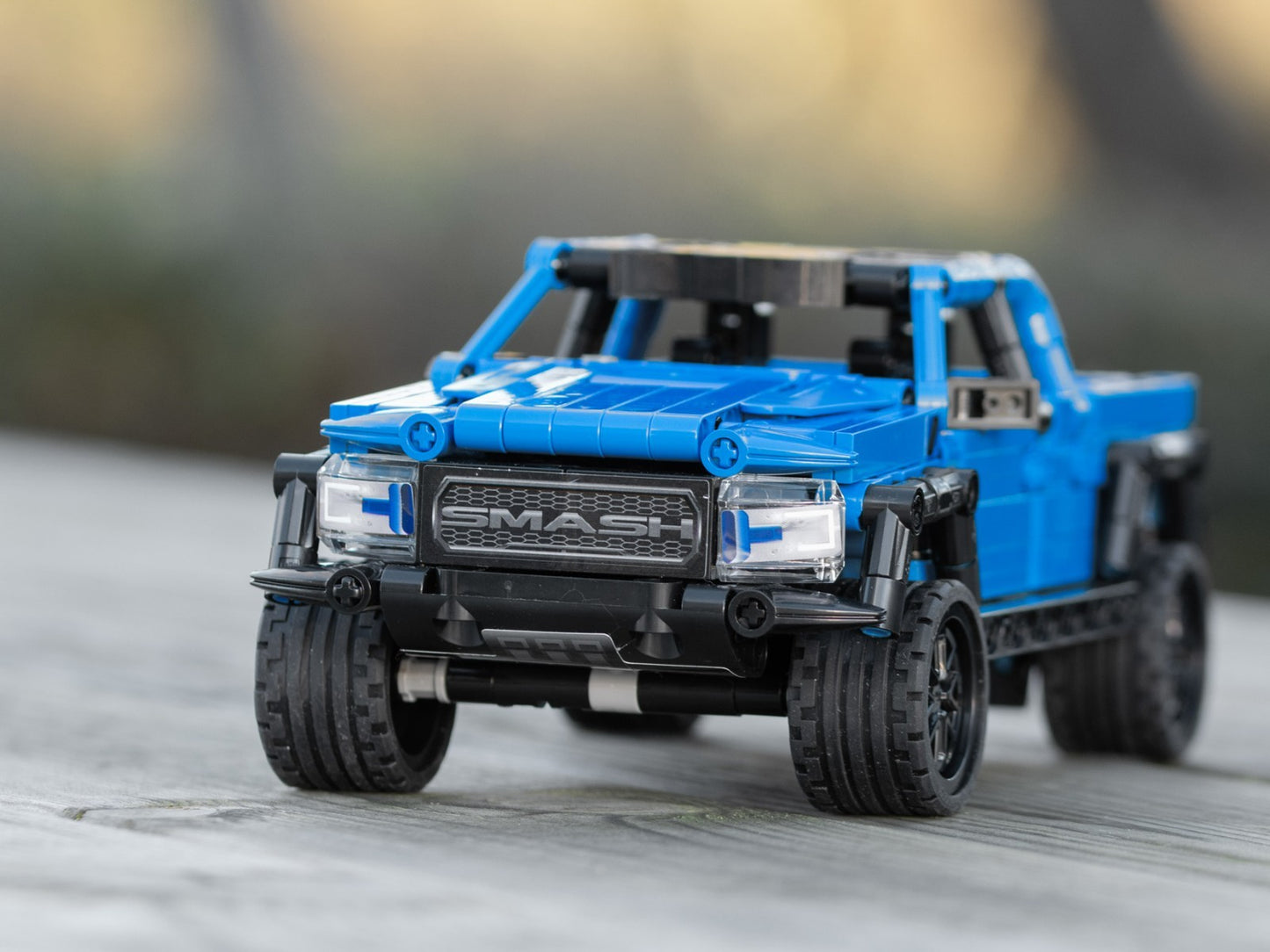 CaDA Pickup Truck Building Kit 1/18 scale pull back model