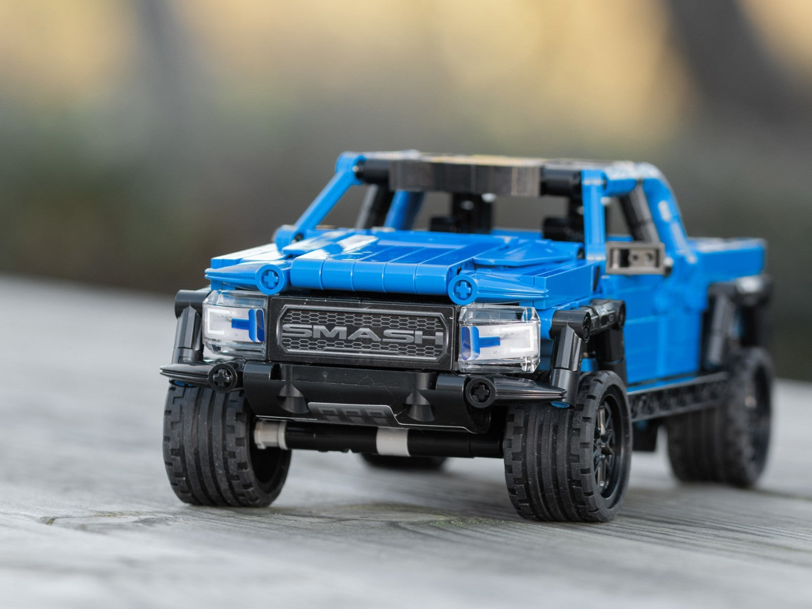 CaDA Pickup Truck Building Kit 1/18 scale pull back model