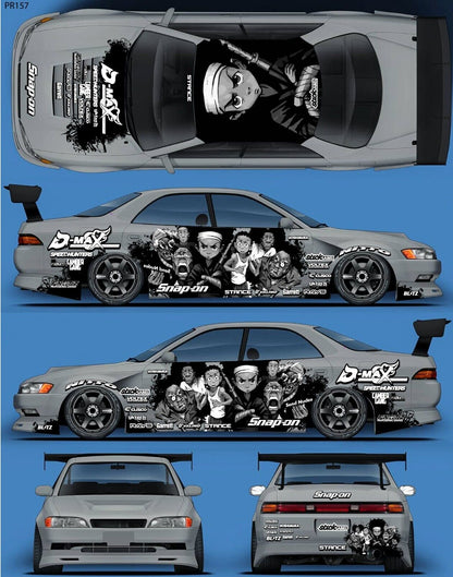 SticklabelRC 1:10 RC Car Body Shell Livery, Decal Sticker Graphics Set - 60+ Designs