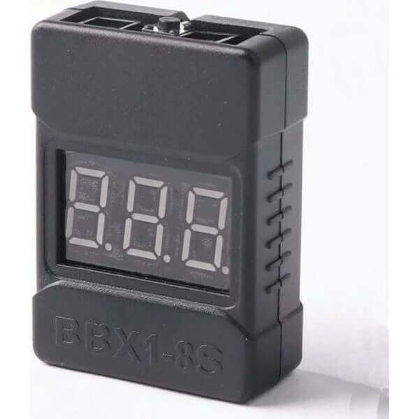 RC Car Lipo Battery Voltage Checker / Meter, 18S Hardcase With Warning Buzzer0