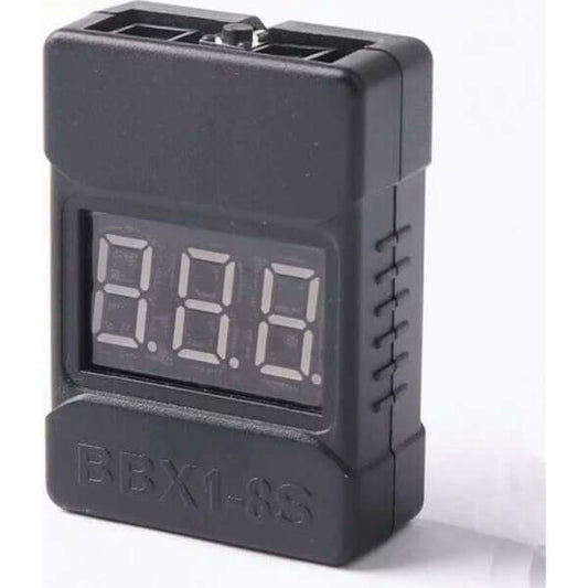 RC Car Lipo Battery Voltage Checker / Meter, 18S Hardcase With Warning Buzzer0