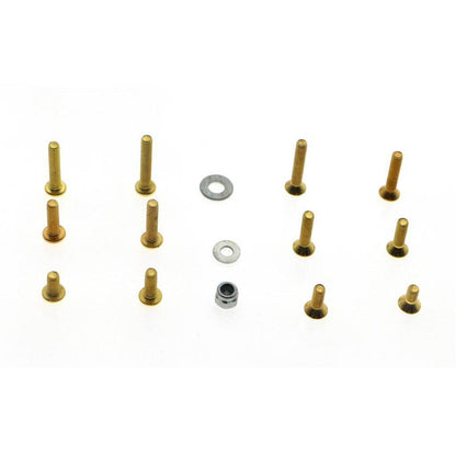 330-piece gold-plated M3 metric screw kit for RC car builds