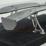 1/10 RC Drift Car Spoiler Deck & Spoiler Mounts, Carbon Style