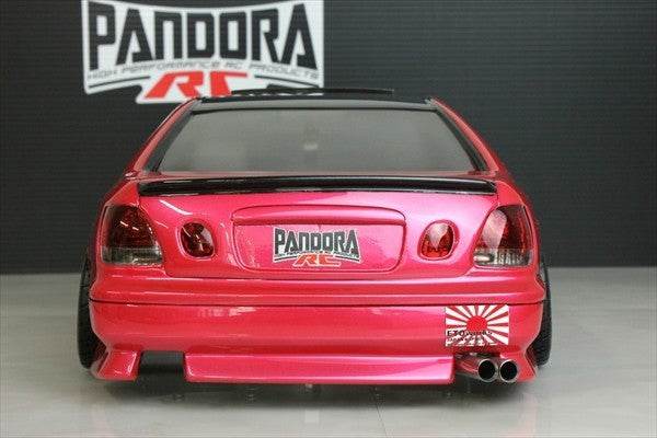 unpainted pandora toyota aristo bn sports rc drift body kit with accessories