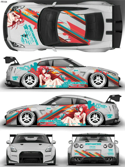 SticklabelRC 1:10 RC Car Body Shell Livery, Decal Sticker Graphics Set - 60+ Designs