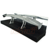 1/10 RC Drift Car Spoiler Deck & Spoiler Mounts, Carbon Style