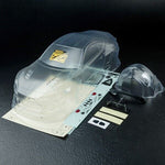 Close-up of MST Toyota GT86 Rocket Bunny 1/10 Clear Body Shell #720019 for RC customization