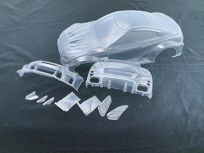 RC drift body shell Tetsujin Nissan R35 GT-R LB-Works TT-8210
