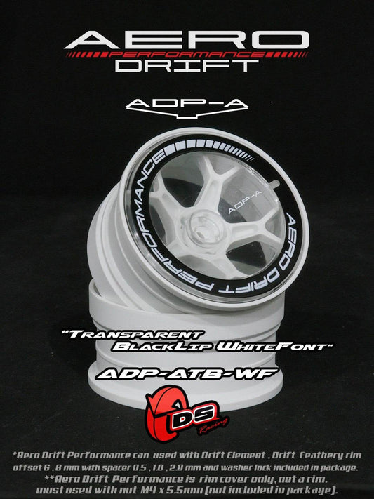 DS Racing Aero RC Drift Wheel Insert - Transparent 1/10 Scale