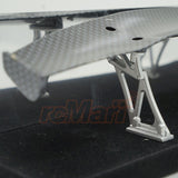 1/10 RC Drift Car Spoiler Deck & Spoiler Mounts, Carbon Style