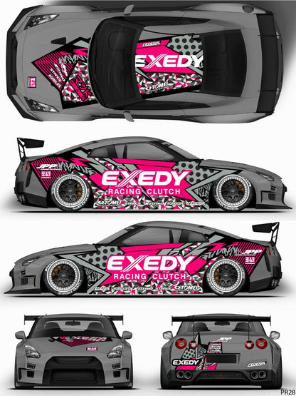 SticklabelRC 1:10 RC Car Body Shell Livery, Decal Sticker Graphics Set - 60+ Designs