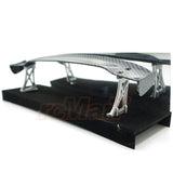 1/10 RC Drift Car Spoiler Deck & Spoiler Mounts, Carbon Style - Yokomo - Tamiya