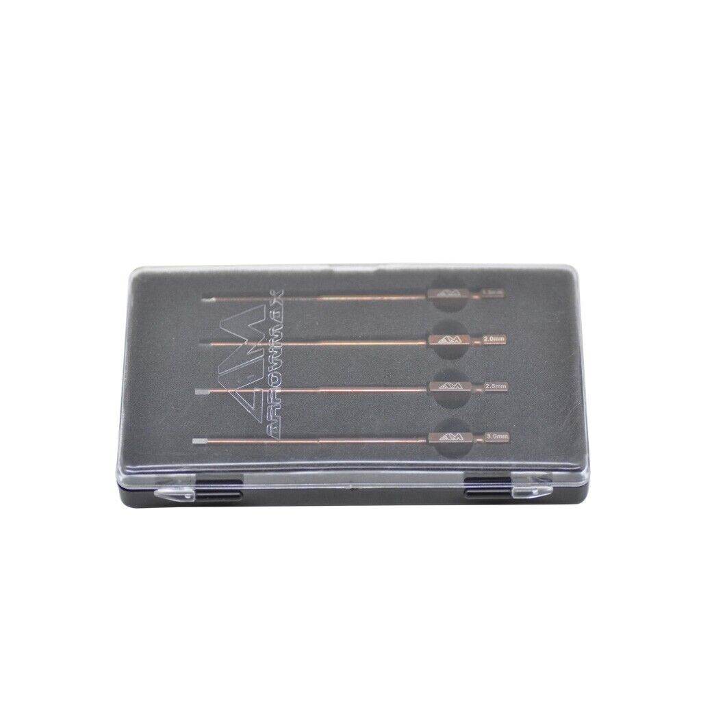 Close-up of Arrowmax Hex Driver Power Tool Tips, metric set, designed for precision in RC car maintenance