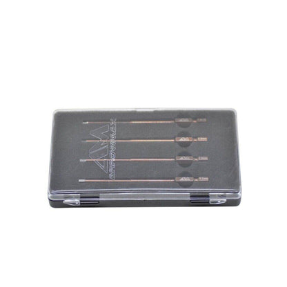 Close-up of Arrowmax Hex Driver Power Tool Tips, metric set, designed for precision in RC car maintenance