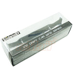 1/10 RC Drift Car Spoiler Deck & Spoiler Mounts, Carbon Style - Yokomo - Tamiya