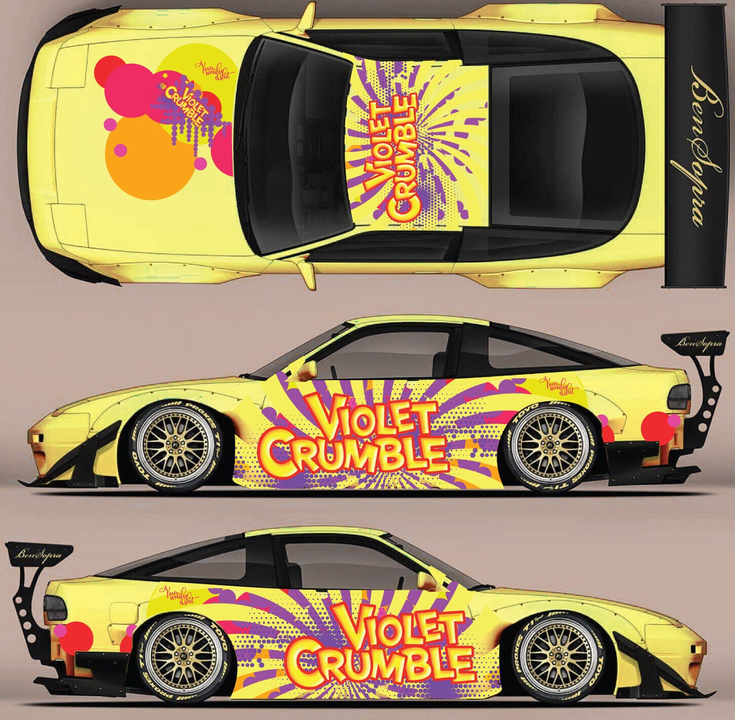 SticklabelRC 1:10 RC Car Body Shell Livery, Decal Sticker Graphics Set - 60+ Designs