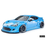 Close-up of MST Toyota GT86 Rocket Bunny 1/10 Clear Body Shell #720019