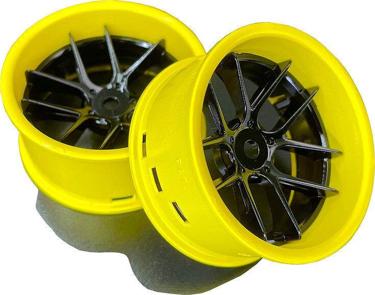 Tetsujin 1/10 Jasmine Style Wheel Set with adjustable offsets (3mm, 6mm, 9mm) for RC drift cars TT-8222