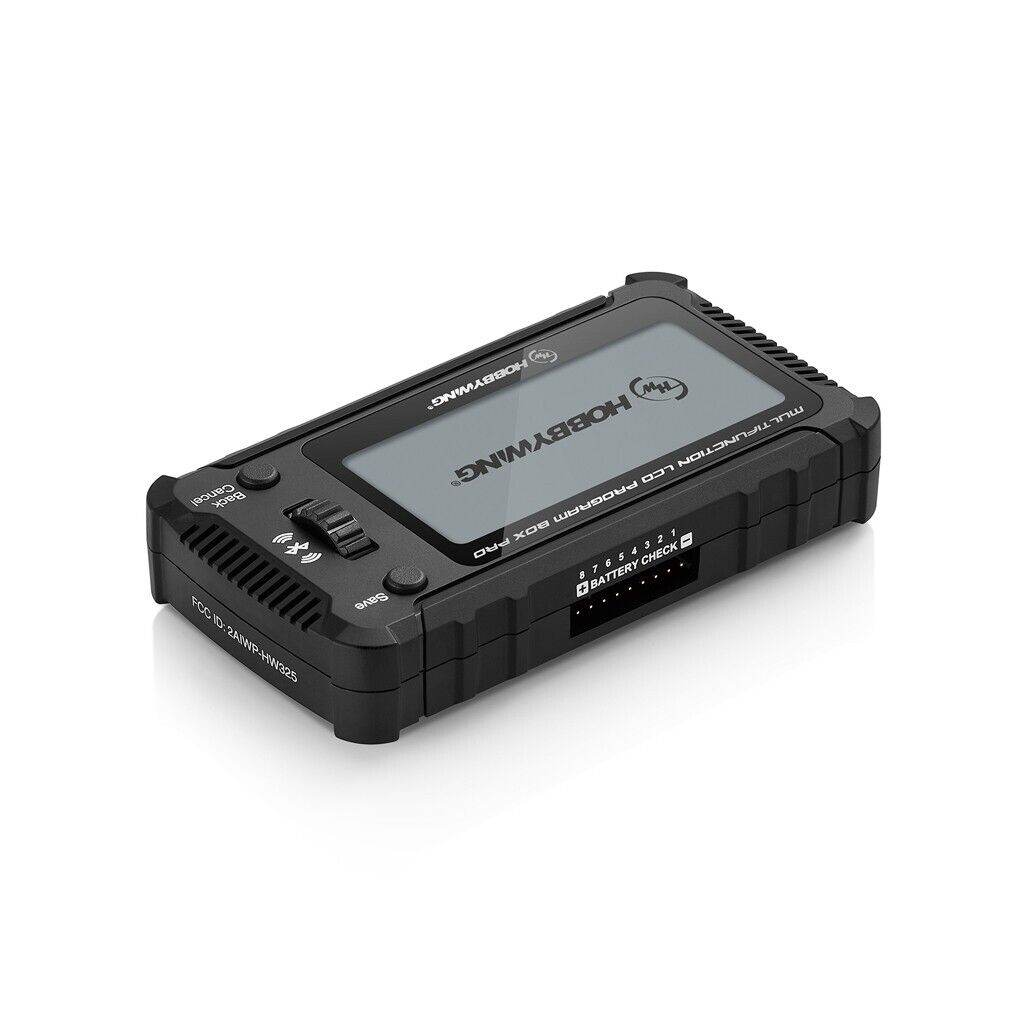 Hobbywing LCD Program Box Pro, an advanced ESC programming tool for RC vehicles