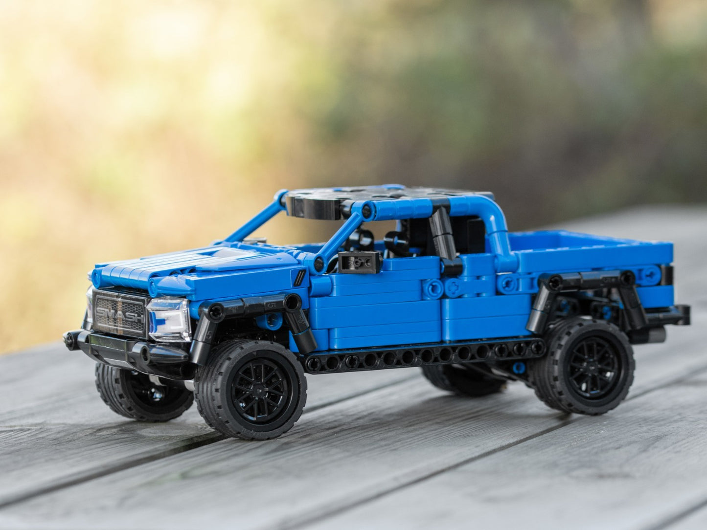 CaDA Pickup Truck Building Kit 1/18 scale pull back model