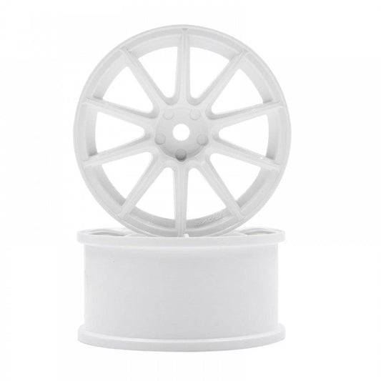 Overdose 1/10 RC Drift Wheels Gram Lights Rims 5mm White - (2pcs)