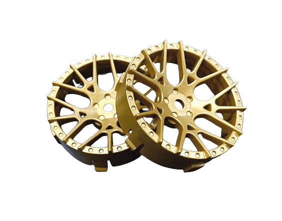 Tetsujin 1/10 scale RC Wheel Centre Disk Set in Lycoris Style, available in multiple colours