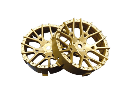 Tetsujin 1/10 scale RC Wheel Centre Disk Set in Lycoris Style, available in multiple colours