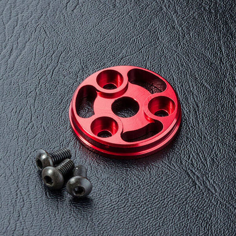 MST Aluminium Spur Gear Cover Holder, Black/Red, for RC cars, part #210461