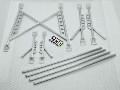 Universal 1:10 Scale RC BodyShell Roll Cage for enhancing drift, touring, and rally cars