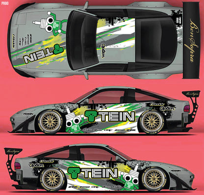 RC Car Livery Sticker Set - 1/10 Drift Body Decals (60 Designs)