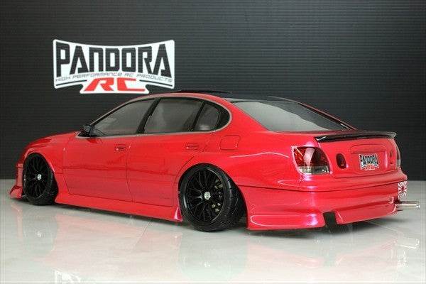 pandora bn sports toyota aristo rc bodyshell polycarbonate rear view