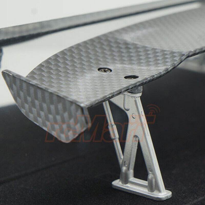 RC Drift Car Spoiler & Mounts 1/10 Accessory - 1/10 body shell accessory